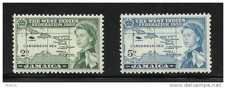 Jamaica Scott #  175 - 177 MNH VF  Complete West Indies Federation....................D15 - Giamaica (...-1961)