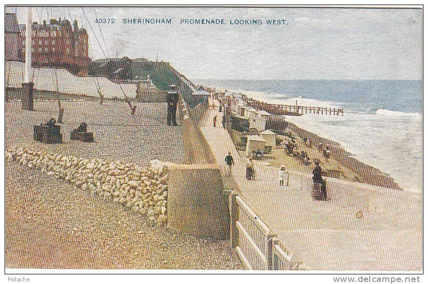 England - Sheringham Promenade - Celesque #40372 - 2 Scans - Animated - Good Condition - Otros & Sin Clasificación