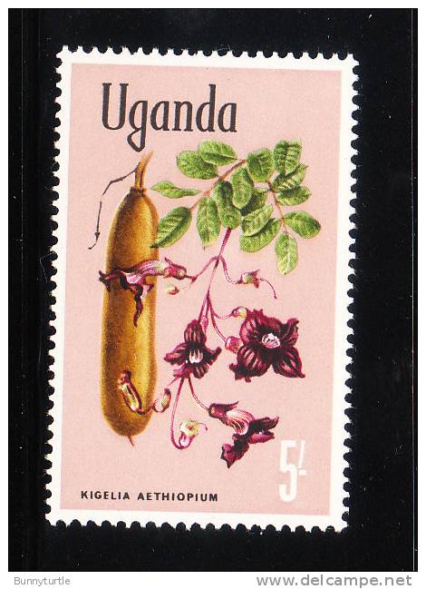 Uganda 1969 Flowers 5sh MNH - Uganda (1962-...)