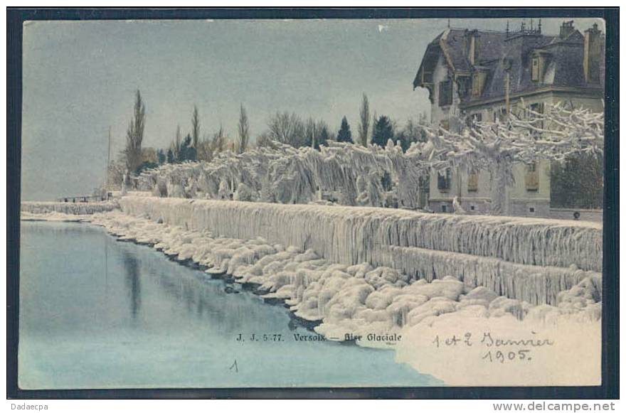 Versoix, Bise Glaciale 1905, J.J. - Versoix