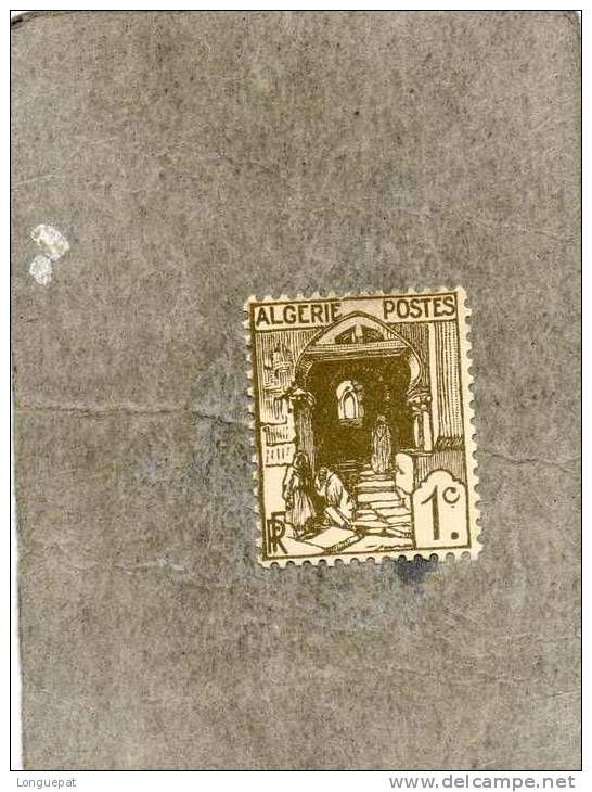 ALGERIE : Vue D´Alger : Rue De La Kasbah - Unused Stamps