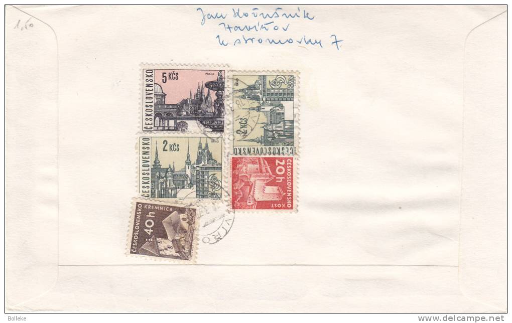 Tchècoslovaquie - Lettre Recommandée De 1975 - Lions - Lapins - Covers & Documents