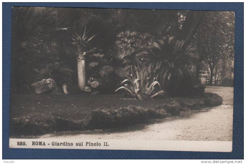 LAZIO - CP ROMA - GIARDINO SUL PINCIO II - N° 889 - N.P.G. DIFFIDIA - Parques & Jardines