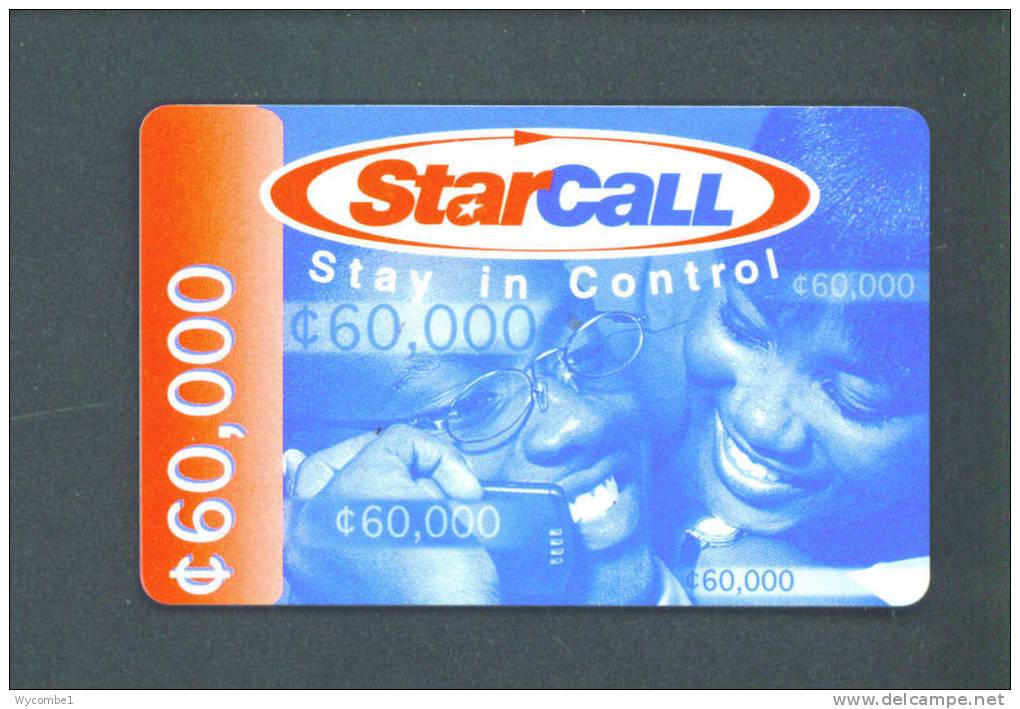 GHANA  -  Remote Phonecard As Scan - Ghana