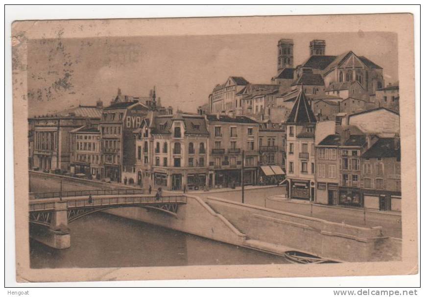 Flamme Daguin  De : " Verdun", Meuse  (VER203) Cote Dreyfuss 94 : 60 F / Carte Du ?? ,  Pli D´angle , 2 Scans - Briefe U. Dokumente