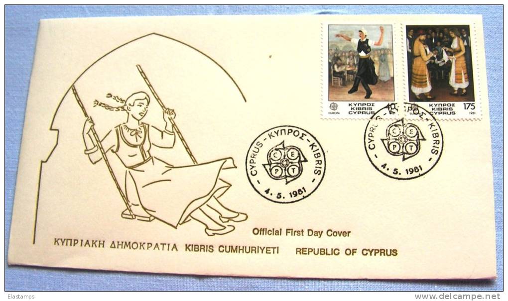 == Zypern Europa FDC 1981 - Brieven En Documenten