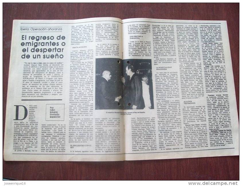 WOJTYLA, JUAN CARLOS, BARCELONA 92 - URUGUAY 1987 - REVISTA, MAGAZINE. - [2] 1981-1990
