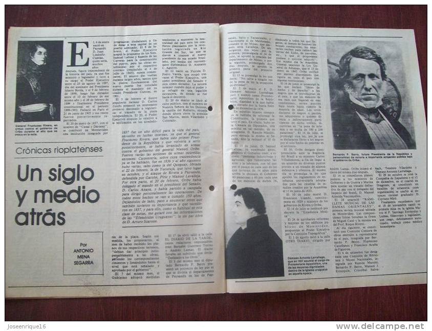 WOJTYLA, HEINRICH BOLL, JULIO CESAR CASTRO, URUGUAY 1987 - REVISTA, MAGAZINE. - [2] 1981-1990