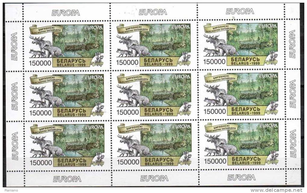 PIA - BIELORUSSIA  -  1999  : Europa  Mf  (YV  287-88  X  9) - 1999