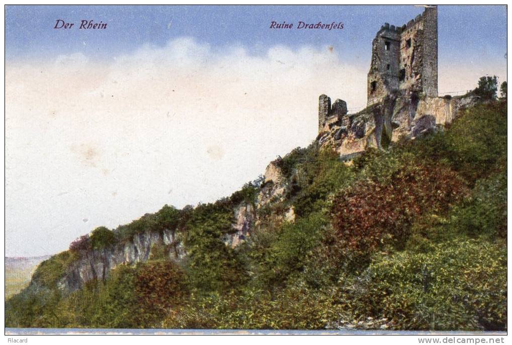 21991  Germania, Der  Rhein,  Ruine  Drachenfels,  NV - Drachenfels