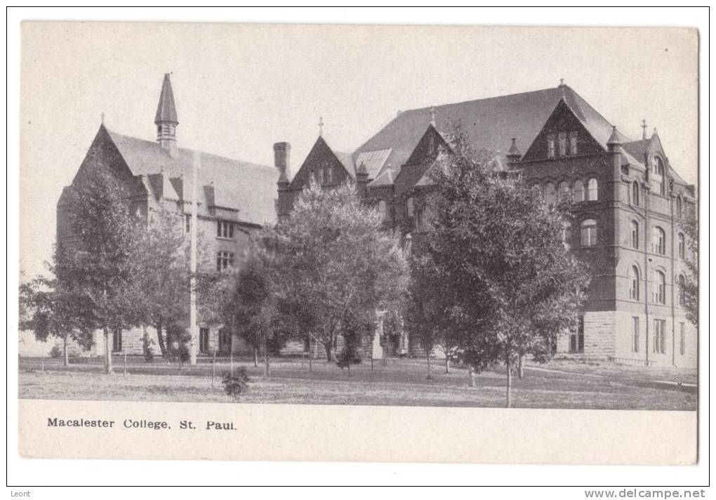 USA - Saint St Paul - Minnesota - Macelester College - Not Used - St Paul