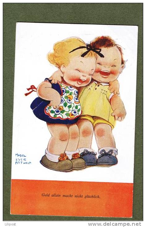 Cp Mabel Lucie Attwell - ALLEMAGNE -1935  - Enfants, Rires, Children - Attwell, M. L.