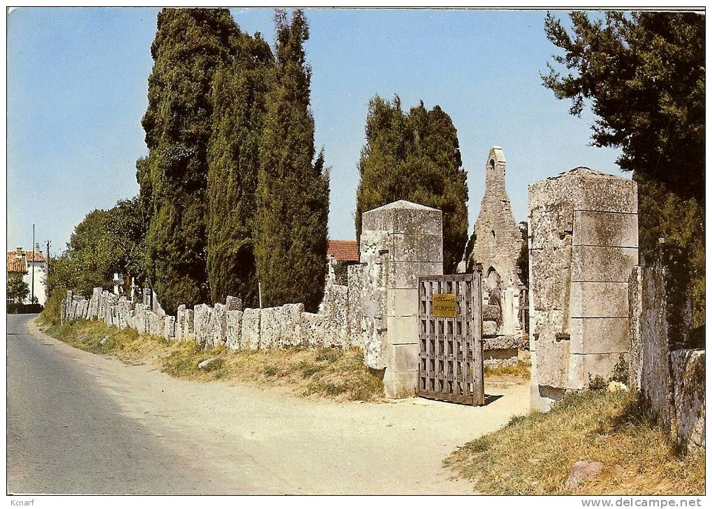 CP De CIVAUX " L'entrée Du Cimentière Mérovingien , ...." - Lussac Les Chateaux