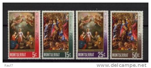 MONTSERRAT  // 1968 Noël68 Tableaux // NEUFS - MNH - Montserrat