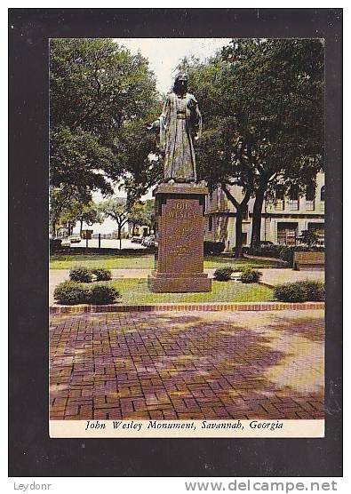 John Wesley Monument, Savannah, Georgia - Savannah