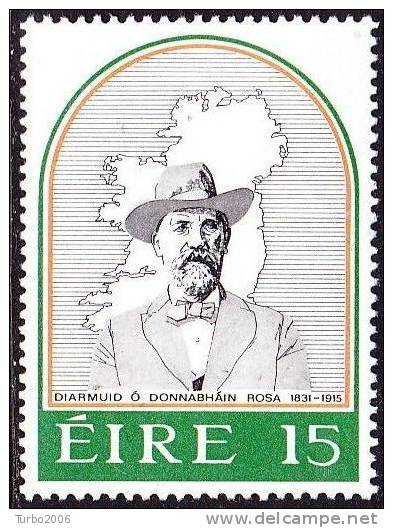 IRELAND EIRE 1981 Jeremiah O'Donnovan 15 P MNH Y&T 450 - Unused Stamps