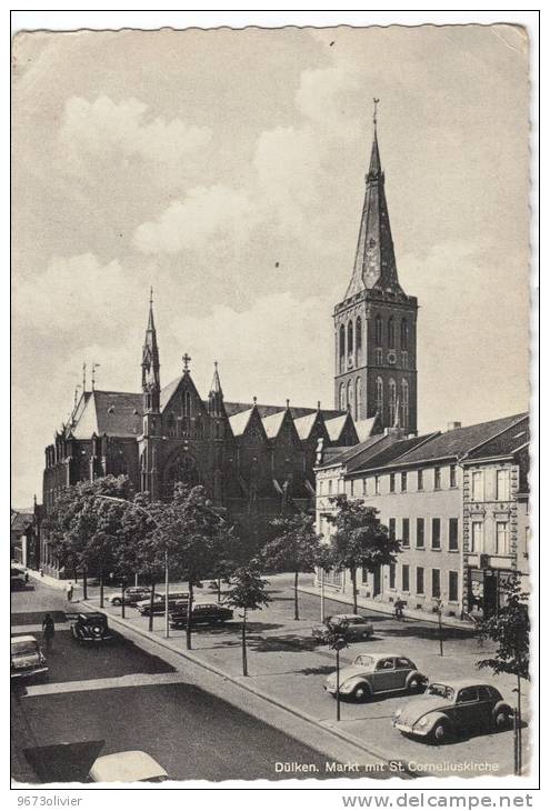 Dülken Markt Mit St Corneliuskirche - Viersen