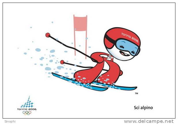 A44-062   @  2006 Torino Winter Olympic Games   , ( Postal Stationery , Articles Postaux ) - Invierno 2006: Turín