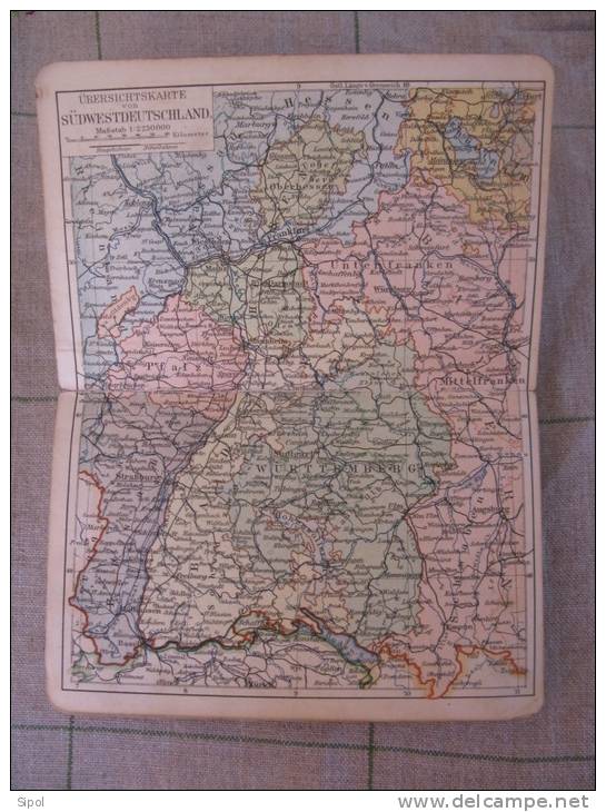 Schwarzwald  Meyers Reisebücher - Odenwald, Bergstrasse, Heidelberg Und Strasbourg 1902 - Bade-Wurtemberg