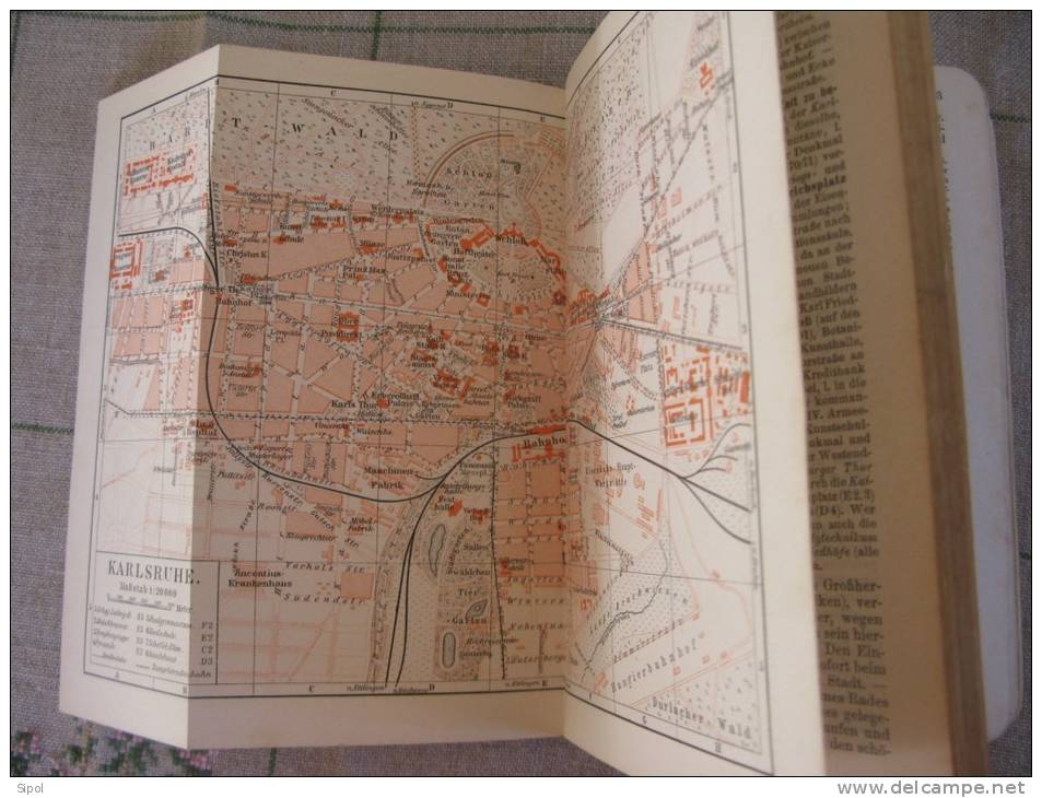 Schwarzwald  Meyers Reisebücher - Odenwald, Bergstrasse, Heidelberg Und Strasbourg 1902 - Bade-Wurtemberg