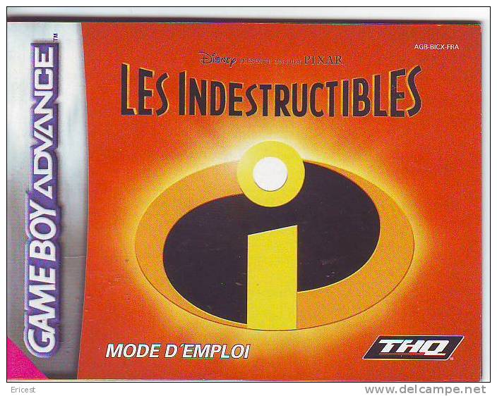 - NOTICE JEU GAME BOY ADVANCE LES INDESTRUCTIBLES - Game Boy Advance