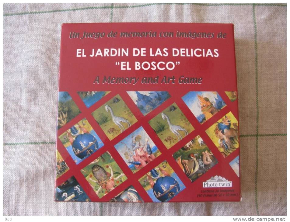 El Jardin De Las Délicias " El Bosco " Le Jardin Des Délices "El Bosco "  Jeu De Mémoire  Artistique TBE - Other & Unclassified