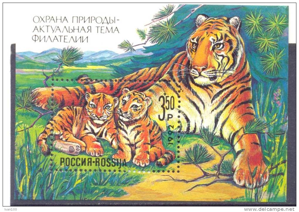 1992. Russia, Protect Of Nature, S/s, Mint/** - Blocs & Hojas