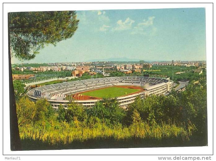 1157 LAZIO ROMA STADIO CENTOMILA NON VIAGGIATA  - FORMATO GRANDE - Stades & Structures Sportives