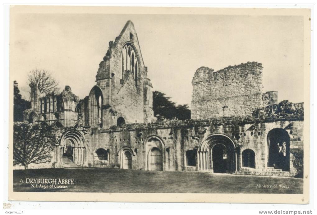 Dryburgh Abbey N. E. Angle Of Cloister - Berwickshire