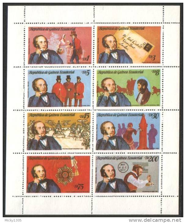 Äquatorial Guinea / Guinea Equatorial - Kleinbogen Postfrisch / MNH ** (R712) - Rowland Hill