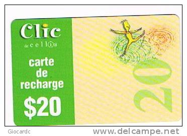 LIBANO (LEBANON) - CLIC DE CELLIS  (GSM RECHARGE) - DANCER 20 $  EXP.12.99  - USED  -  RIF. 759 - Lebanon