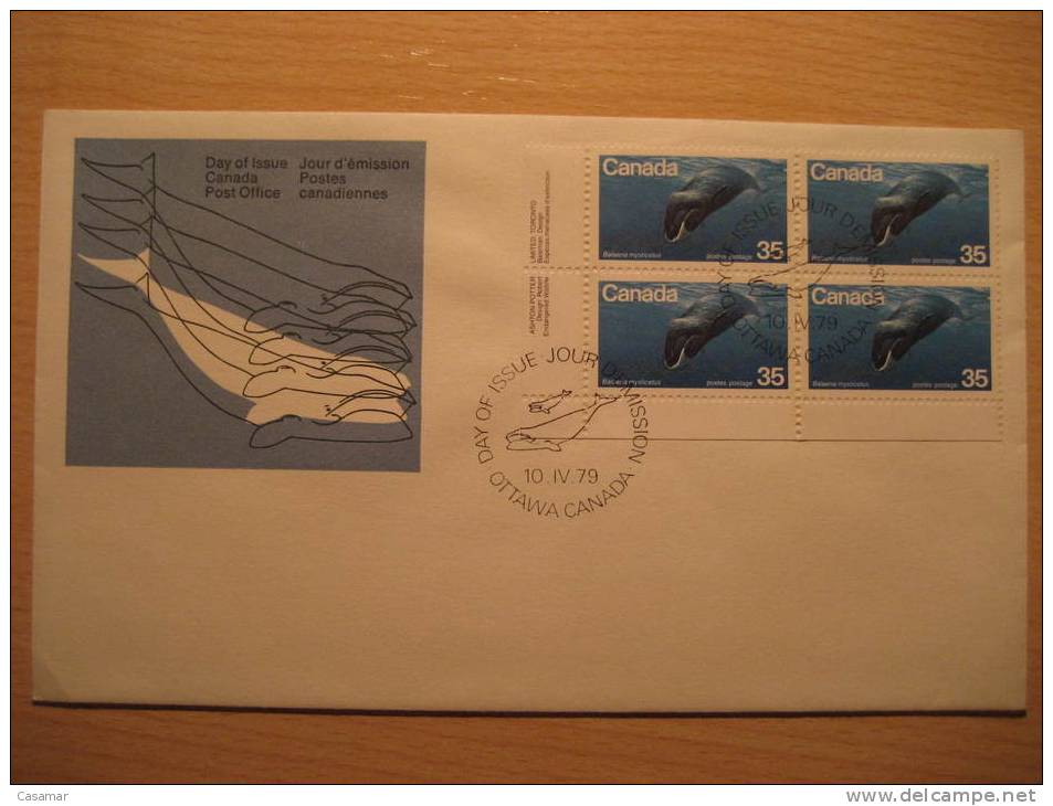 CANADA Ottawa 1979 Whale Whales Baleines Ballena Ballenas Dolphin Dauphin Dolphins Dauphins Cetacean Sea Fauna - Baleines