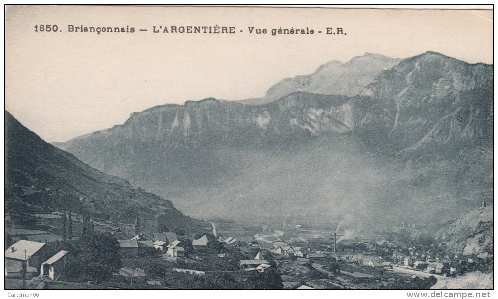 05 - L'Argentière - Vue Générale - Editeur: E.R N° 1850 - L'Argentiere La Besse