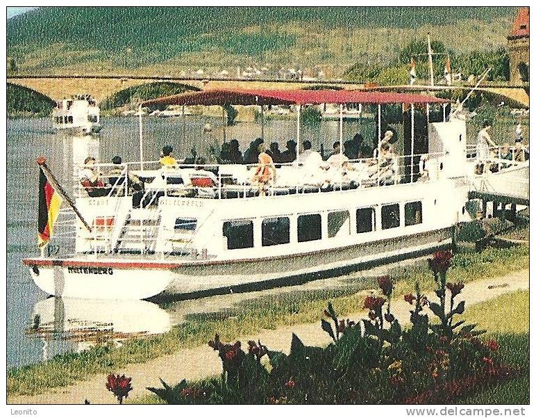 Miltenberg Am Main Mainpromenade Mit Schiff 1972 - Miltenberg A. Main