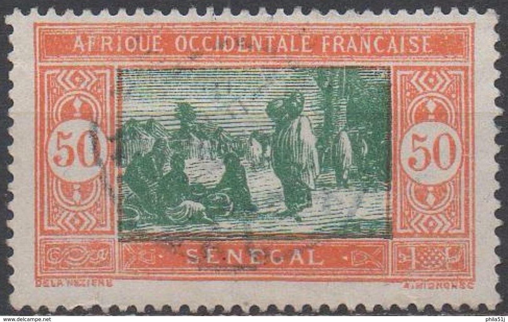 SENEGAL  1922  N°82__OBL  VOIR  SCAN - Usati