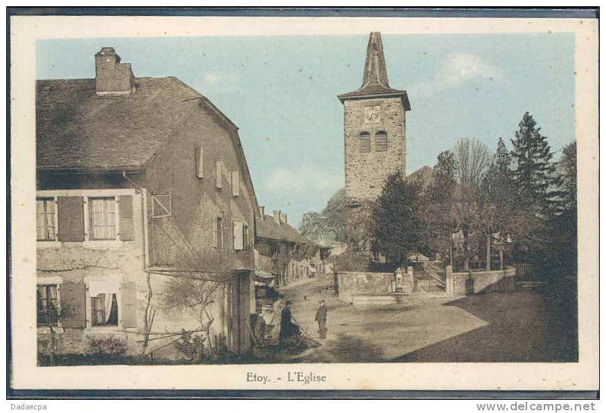 Etoy, L' Eglise, Animée, - Étoy