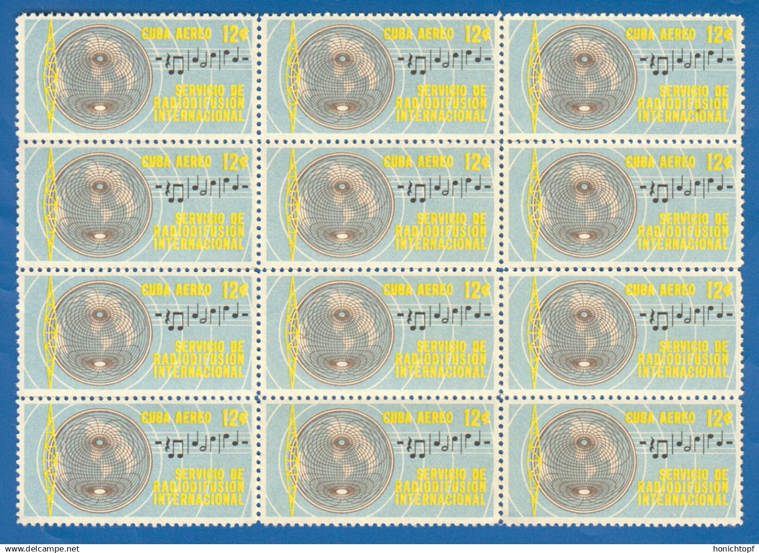 Cuba; 1962; 12 X Mi 758 **; Yvert 241 **; Scott 233 **; - Nuevos