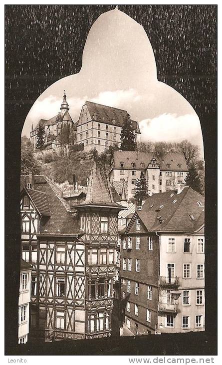 Marburg Blick Vom Rathauserker Ca. 1960 - Marburg