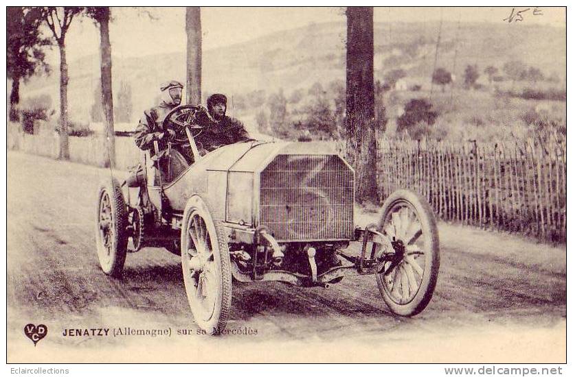 Sport..Automobile  Edition VDC....Jenatzy ( Allemagne) Sur Voiture Mercedes - Sonstige & Ohne Zuordnung