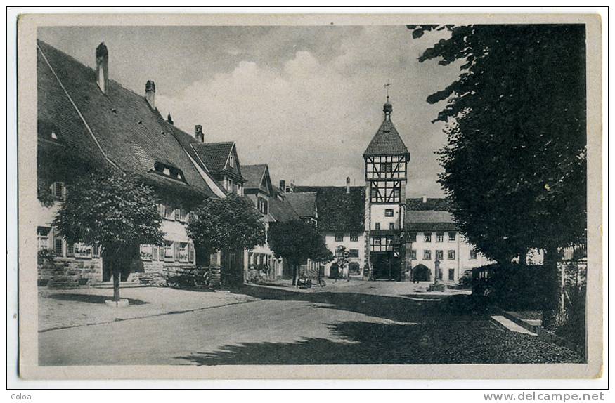 Braunlingen Stadttor Mit Robert Wagner Strasse - Donaueschingen