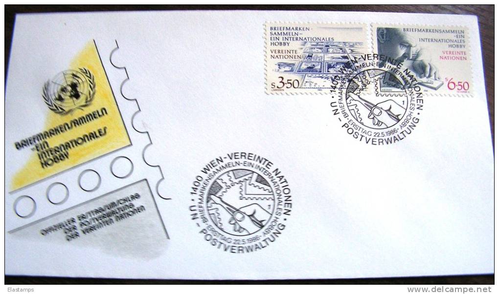 ==UNO WIEN  FDC 1986 - FDC