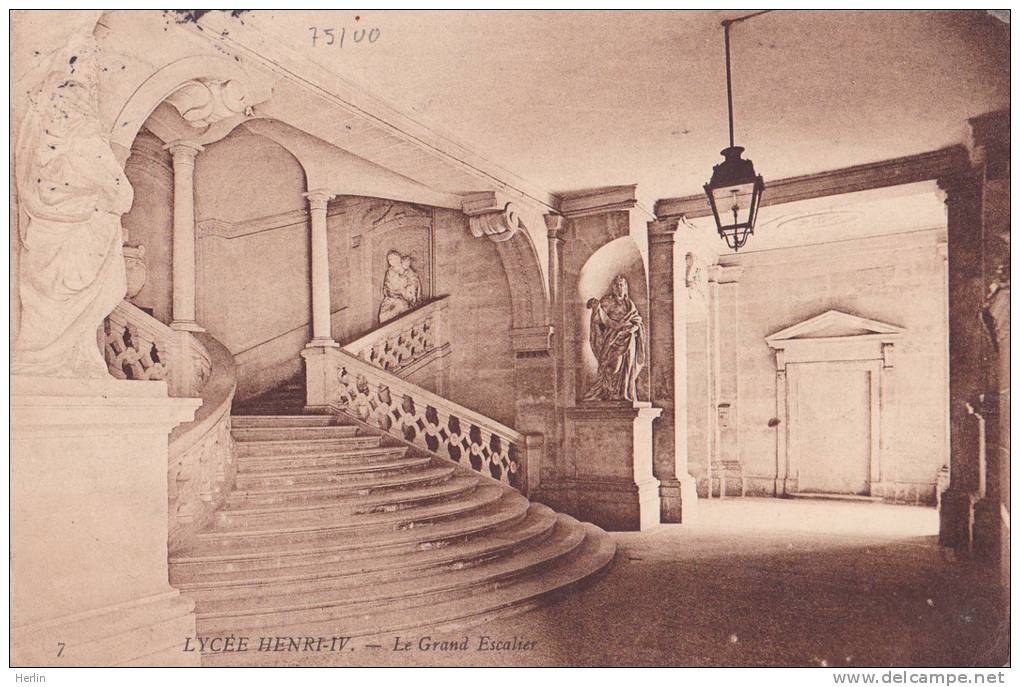 75 - PARIS (5e) - Lycée Henri IV - Le Grand Escalier - Enseignement, Ecoles Et Universités