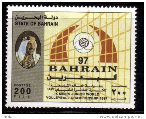 Bahrain Used 1997, 200f  Junior Volleyball Championship, Sports - Bahrain (1965-...)