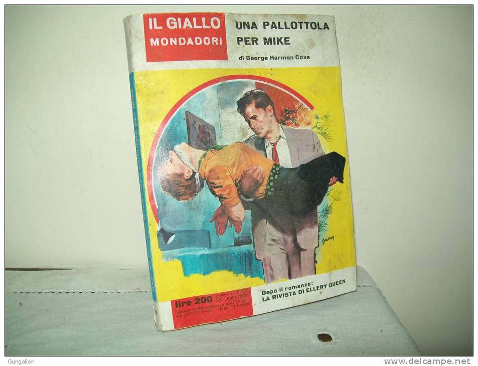 I Gialli Mondadori (Mondadori 1962) N. 703  "Una Pallottola Per Mike"  Di George Harmon Coxe - Policíacos Y Suspenso