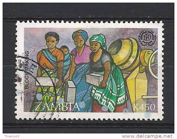 Zambia 1995 - 75th Anniv. Of  ILO, 450 K.  Y&T 602  Mi. 646  Used - Zambia (1965-...)