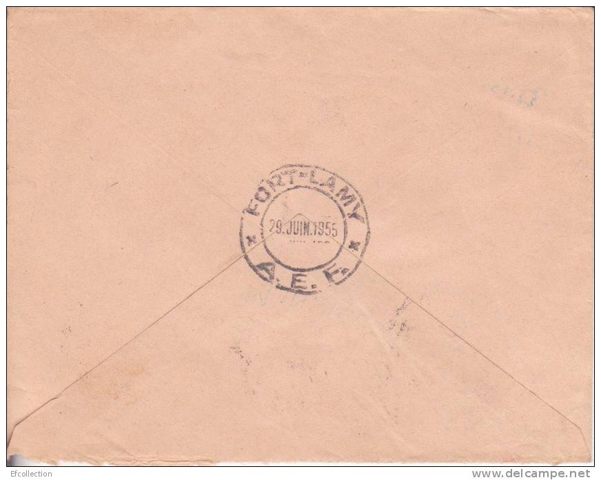 ABECHE > TRANSIT > FORT LAMY - TCHAD Colonies Francaises - Lettre - Marcophilie - Covers & Documents