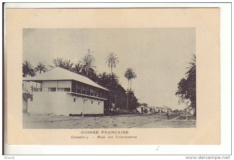 CPA De Conakry (Guinée Française): Rue Du Commerce - Guinea