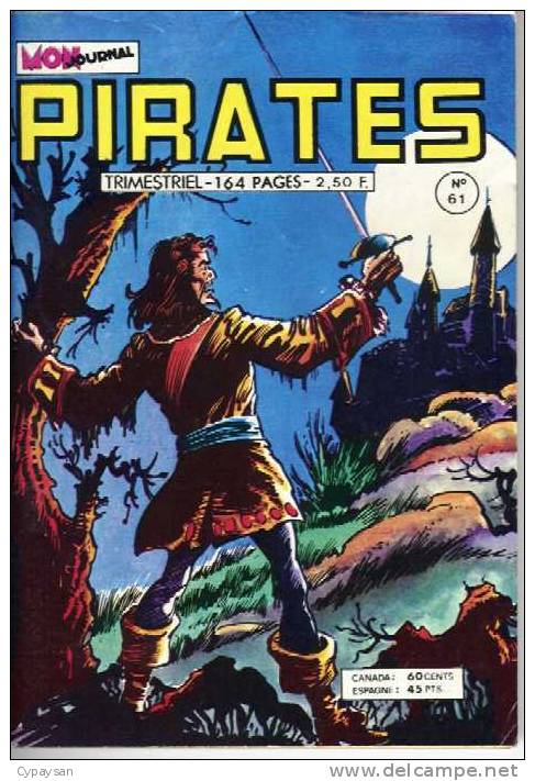 PIRATES N° 61 BE MON JOURNAL 02-1976 - Pirates