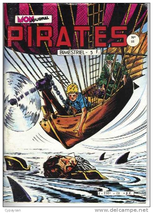 PIRATES N° 88 BE MON JOURNAL 05-1982 - Pirates