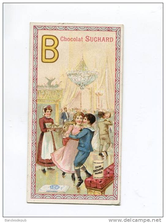 SUCHARD CHROMO  Alphabet Lettre B Bal Enfant Fillette   Lustre - Suchard